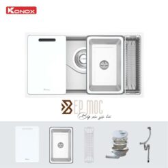 Chậu rửa bát phong cách Nhật bề mặt mịn Tari 8748SM 1