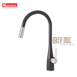 Vòi rửa bát dây rút Curva Black 1