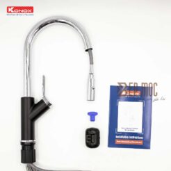 Vòi rửa bát dây rút Ponte Black 2