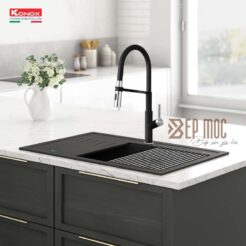 Vòi rửa bát thân mềm Tema Black 3