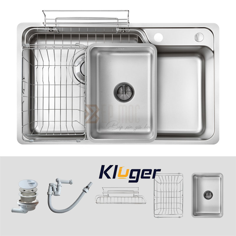 Phụ kiện chậu rửa bát Kluger KH8048FS S80 plus